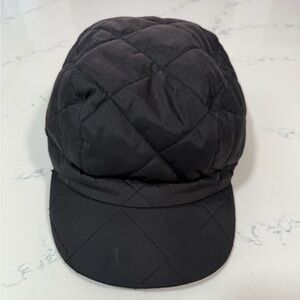 Eddie Bauer Black Quilted Hat